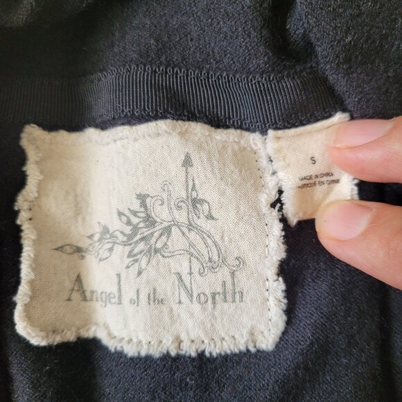 ANTHROPOLOGIE ANGEL OF THE NORTH Wool Blend Chiffon Cardigan - Picture 6 of 6